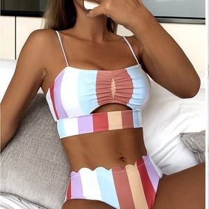 Multicolored bikini
